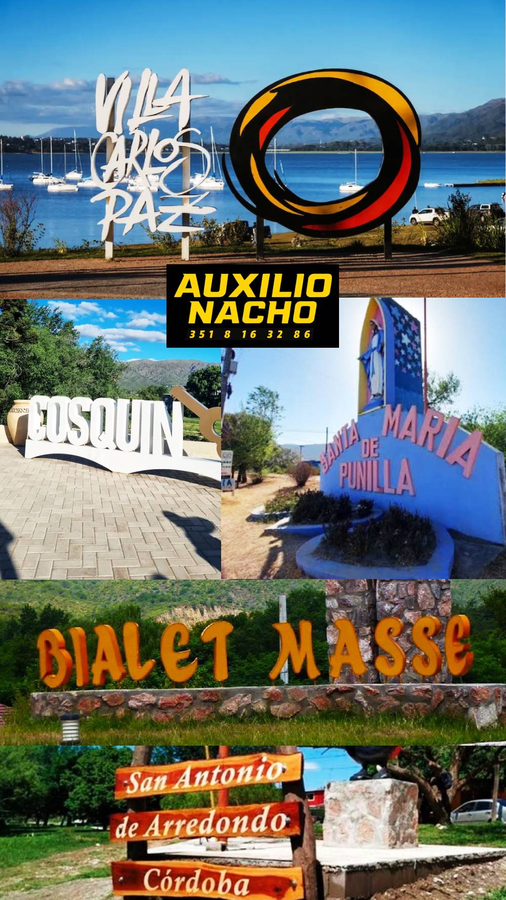 Auxilio Nacho 24 hs - Grua en Tanti